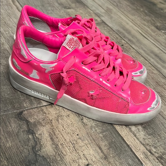 Golden Goose Hot Pink Women's Sneakers - Picture 1 of 2